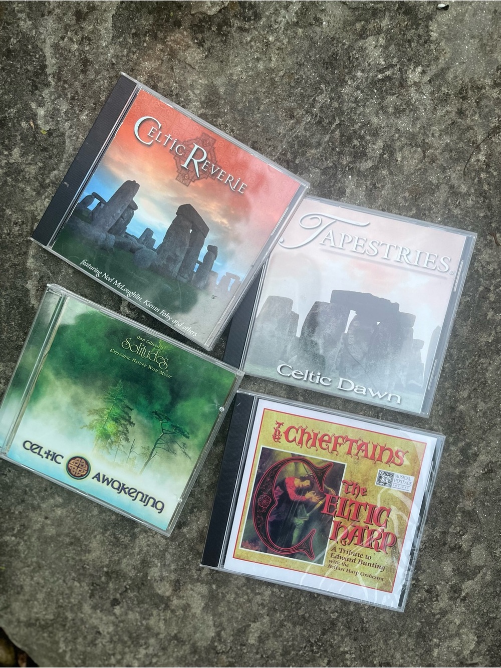 Celtic Music CD Collection - Green, Orange, White, Yellow Covers